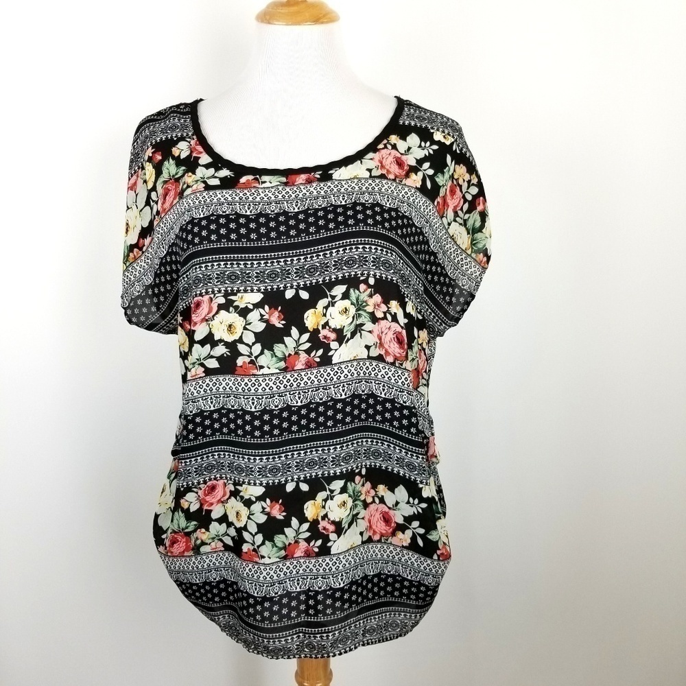 Poetry floral shirt